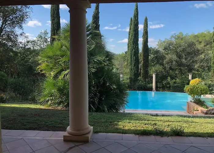 Luxueux Cocon Avec Parc Paysage Avec Piscine Xxl A Debordement, Mer Et Plages 15 Minutes
